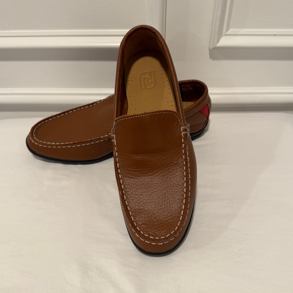 FootJoy Club Casuals Men’s Loafers Size 8M Chestnut Brown Leather‎ 79054